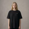 T-shirt luźny z recyklingu, czarny, mitologia nordycka Bear Spirit