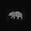 Bluza Loose Fit z recyklingu, czarna, mitologia nordycka Bear Spirit