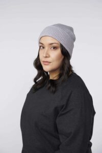 Prążkowana czapka beanie, z recyklingu