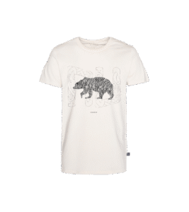 Bear Spirit Podkoszulka o prostym kroju, naturalna biel, z recyklingu