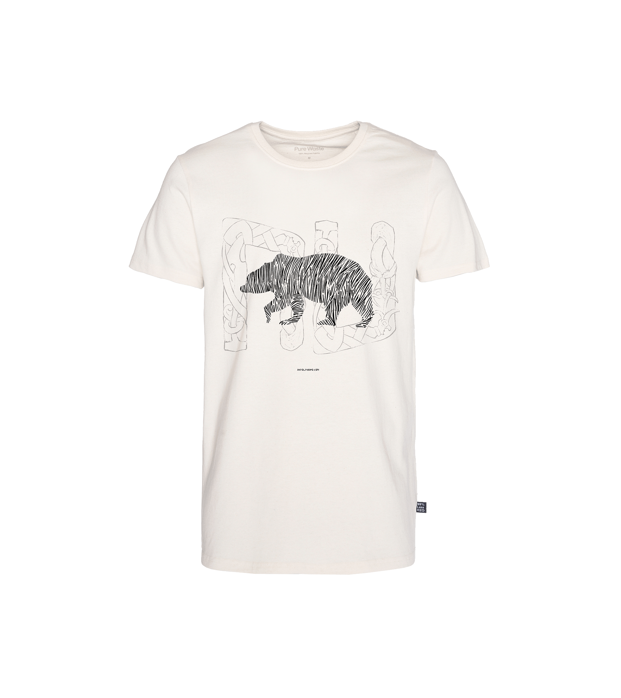 Bear Spirit Podkoszulka o prostym kroju, naturalna biel, z recyklingu