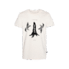 T-shirt prosty z recyklingu, off-white, mitologia nordycka Dedication