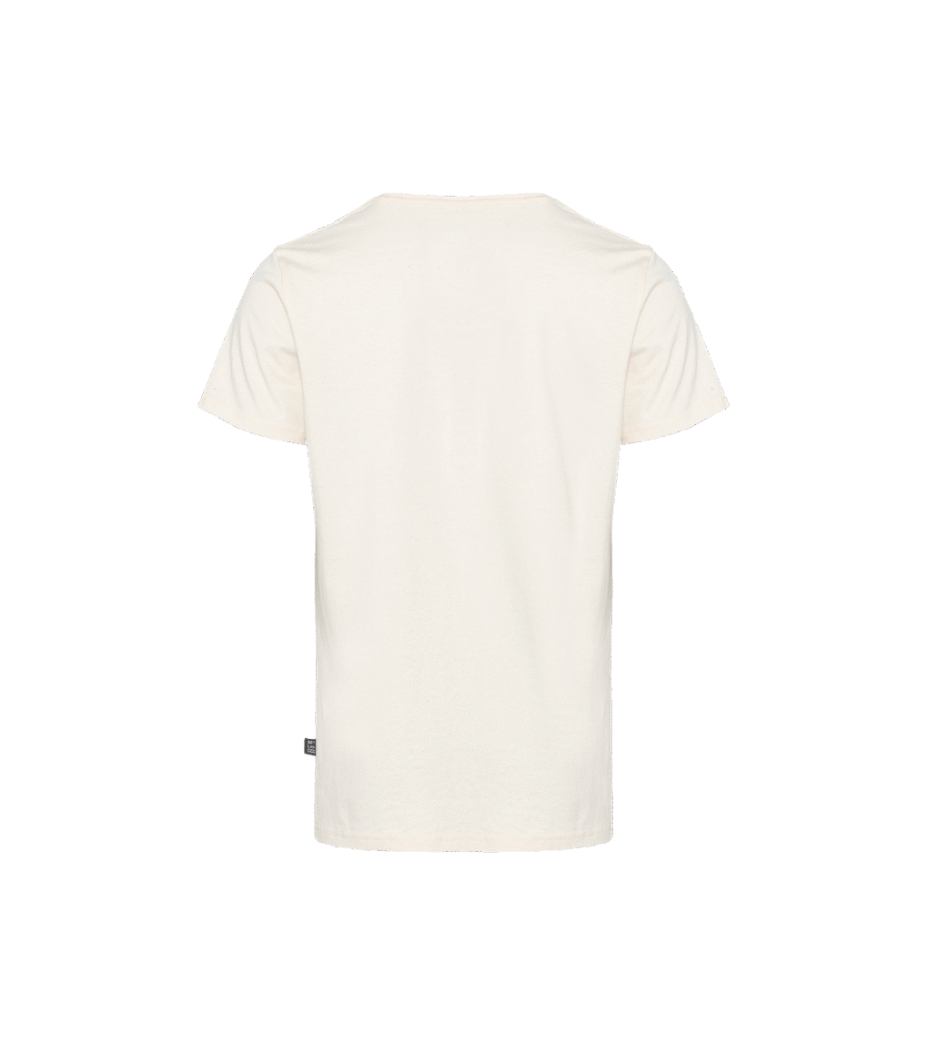 T-shirt prosty z recyklingu, off-white, mitologia nordycka Dedication