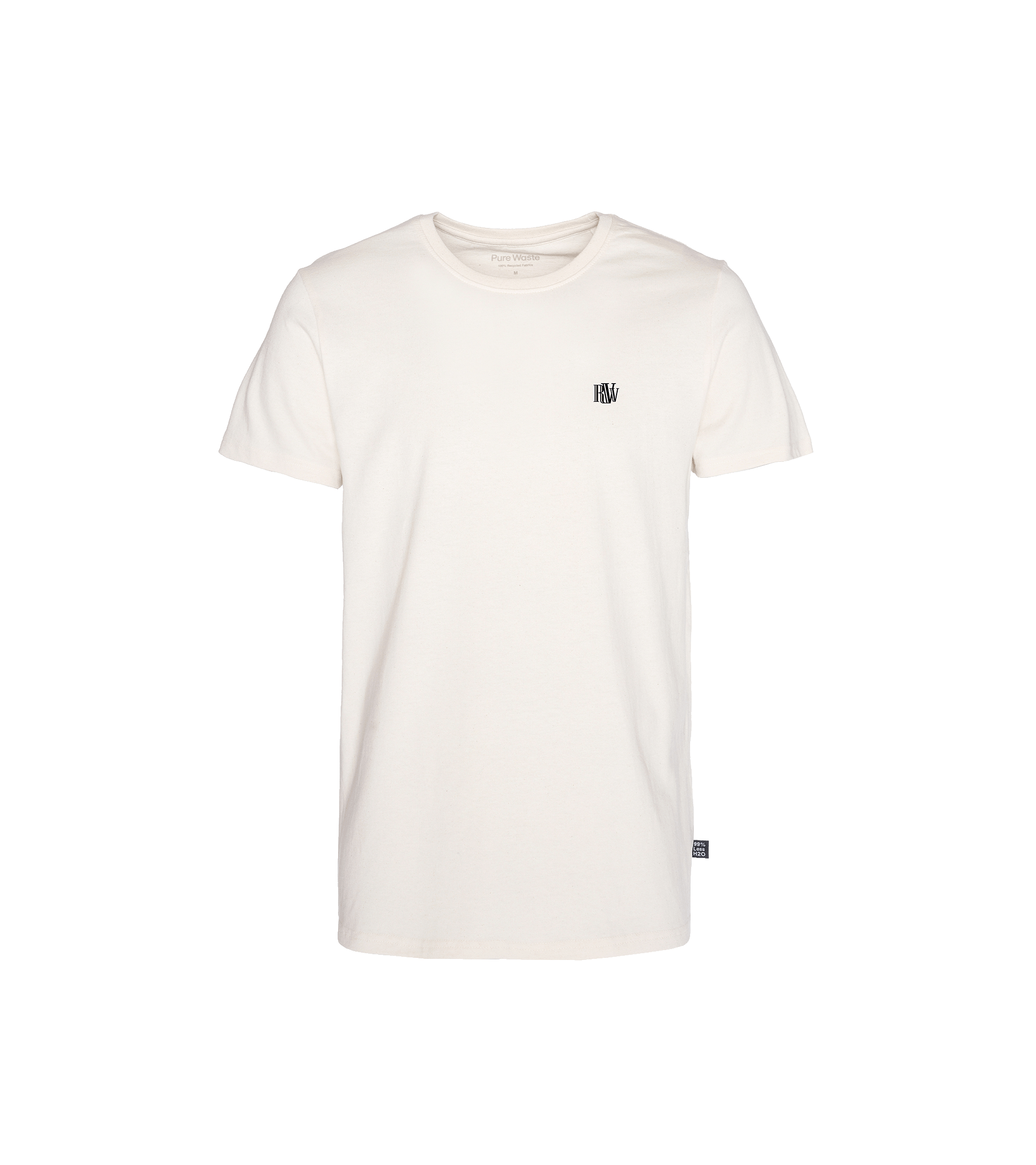 Klasyczna koszulka naturalna Revolverino – z recyklingu