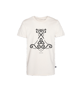 Mjölnir Podkoszulka o prostym kroju, naturalna biel, z recyklingu