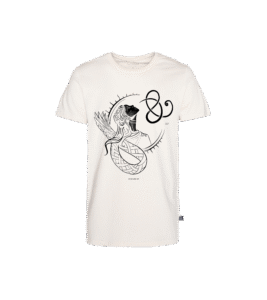 Seiðkona Podkoszulka o prostym kroju, naturalna biel, z recyklingu