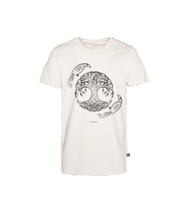 Yggdrasil Podkoszulka o prostym kroju, naturalna biel, z recyklingu