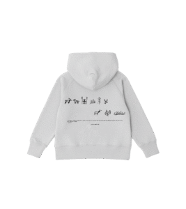 Encounter Bluza z kapturem dla dzieci - motyw staronordycki, 100% recykling