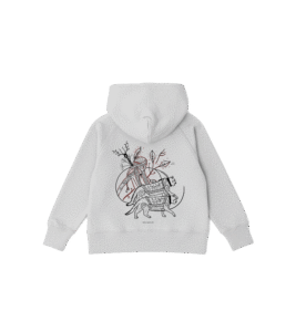 Freya Bluza z kapturem dla dzieci - motyw staronordycki, 100% recykling