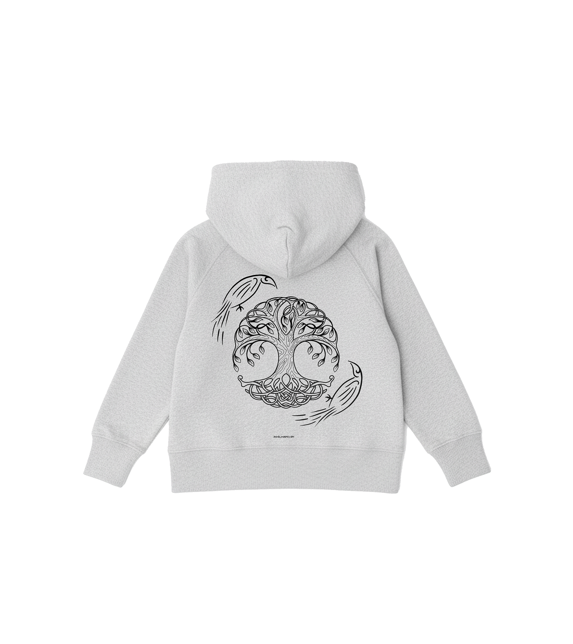 Yggdrasil Bluza z kapturem dla dzieci – motyw staronordycki, 100% recykling