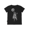 T-shirt dziecięcy z recyklingu, czarny, mitologia nordycka Connection
