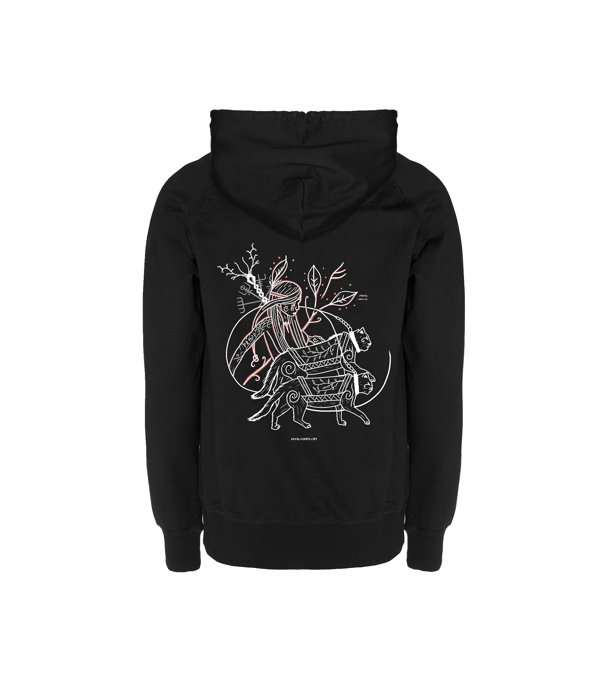 Freya Bluza Loose Fit – motyw staronordycki, 100% recykling