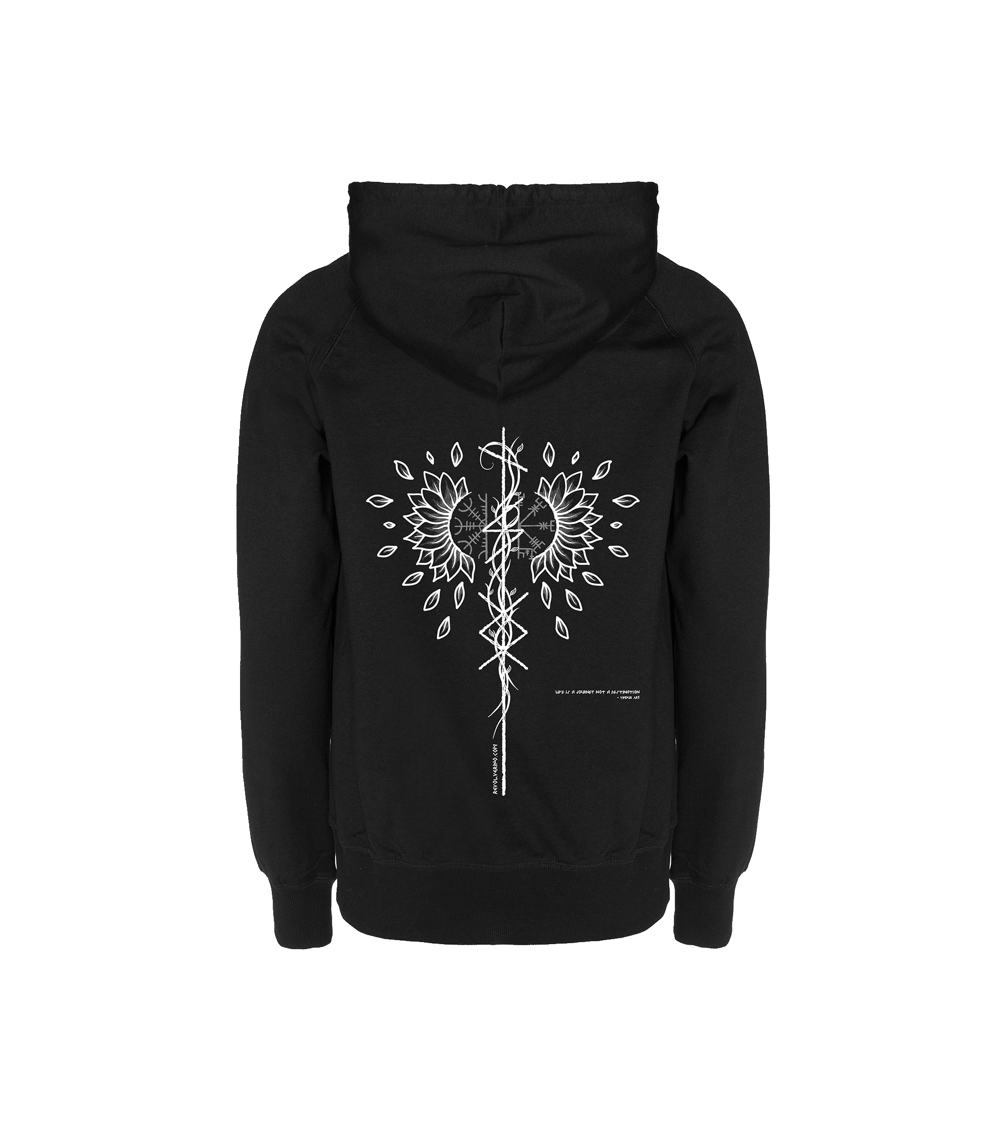 Life Journey Bluza Loose Fit – motyw staronordycki, 100% recykling