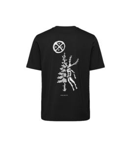 Connection luźny T-shirt - motyw staronordycki, 100% recykling