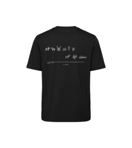 Encounter luźny T-shirt - motyw staronordycki, 100% recykling