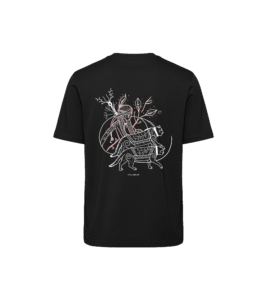 Freya luźny T-shirt - motyw staronordycki, 100% recykling