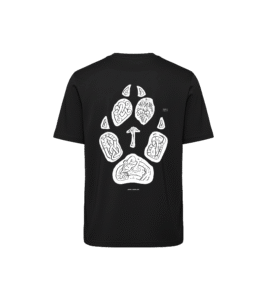 Imprints luźny T-shirt - motyw staronordycki, 100% recykling