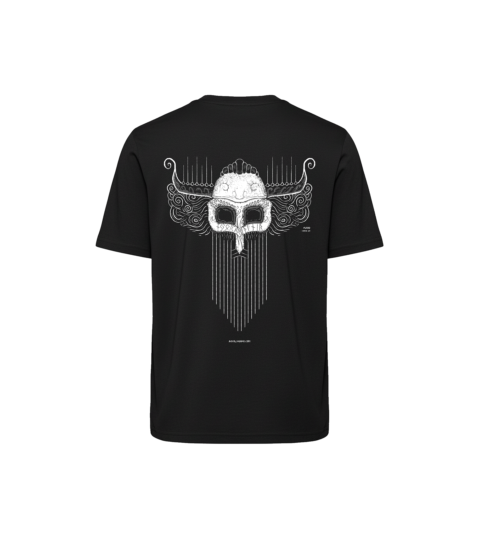 Njord luźny T-shirt – motyw staronordycki, 100% recykling