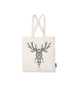 Torba bawełniana 'Cernunnos' – nordycki design, z recyklingu