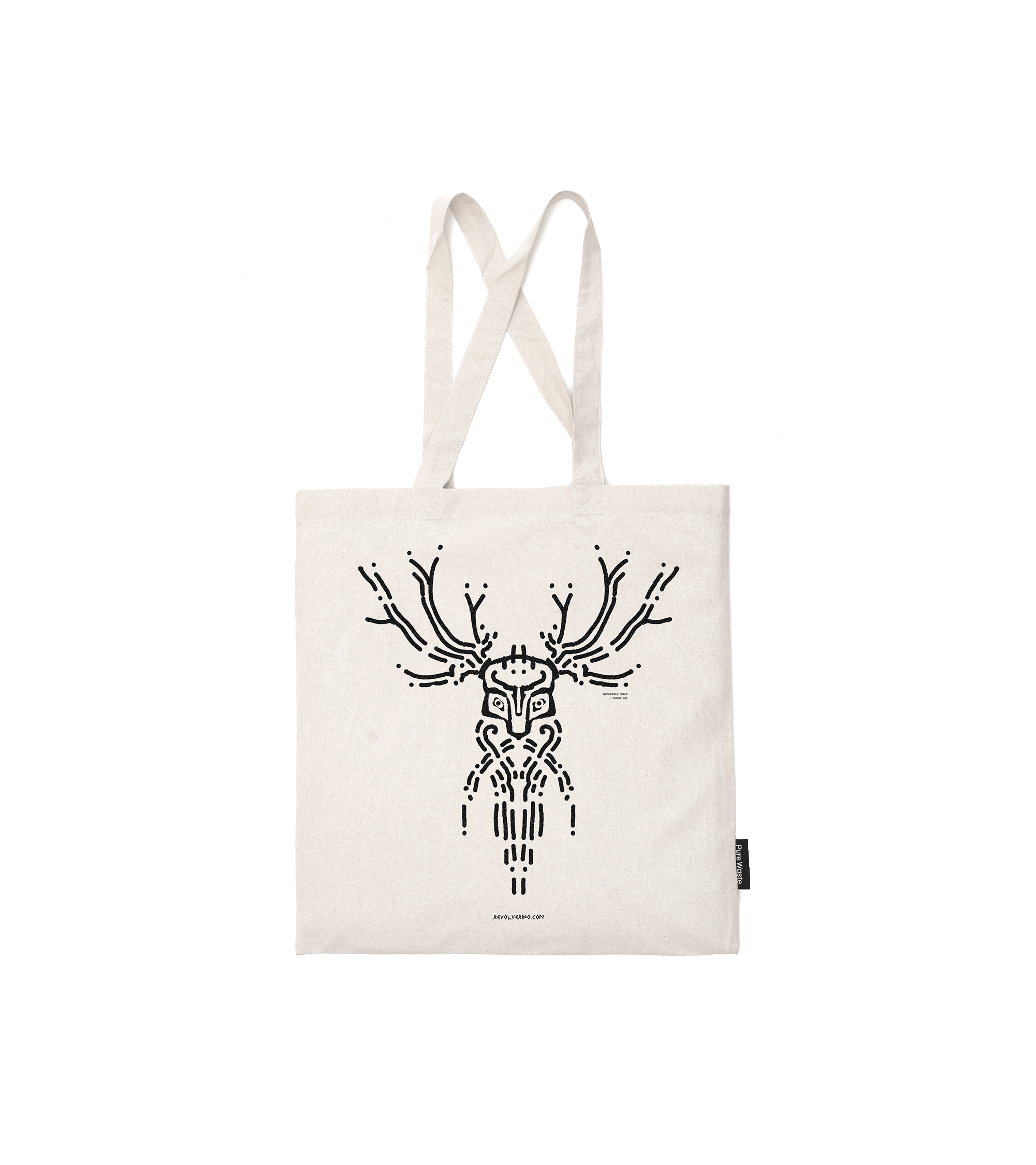 Torba bawełniana 'Cernunnos’ – nordycki design, z recyklingu