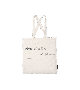 Torba bawełniana 'Encounter' – nordycki design, z recyklingu