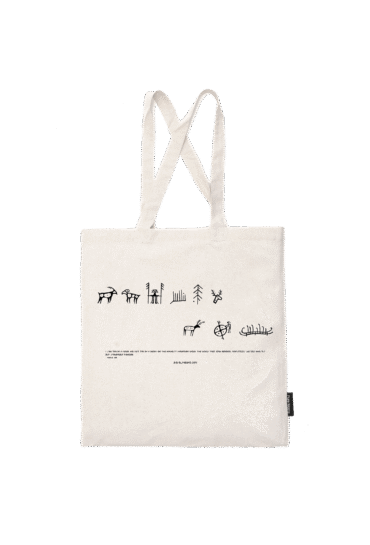 Torba bawełniana 'Encounter' – nordycki design, z recyklingu