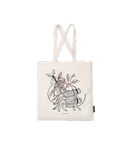 Torba bawełniana 'Freya' – nordycki design, z recyklingu