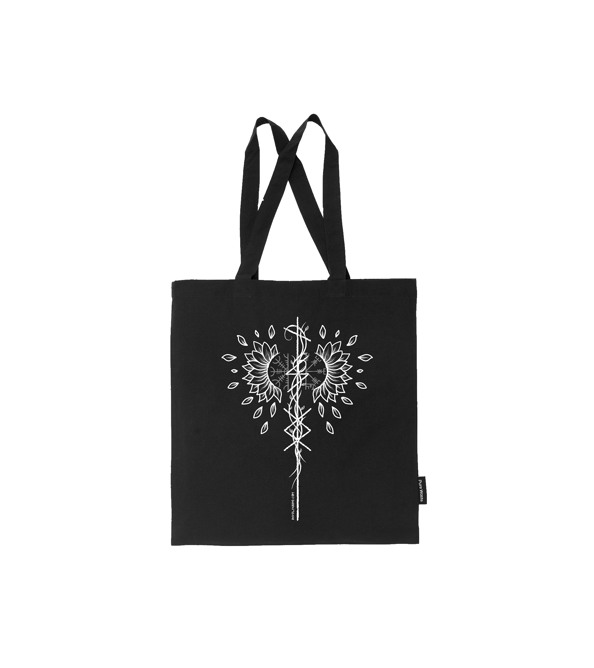 Torba bawełniana 'Life Journey’ – nordycki design, z recyklingu