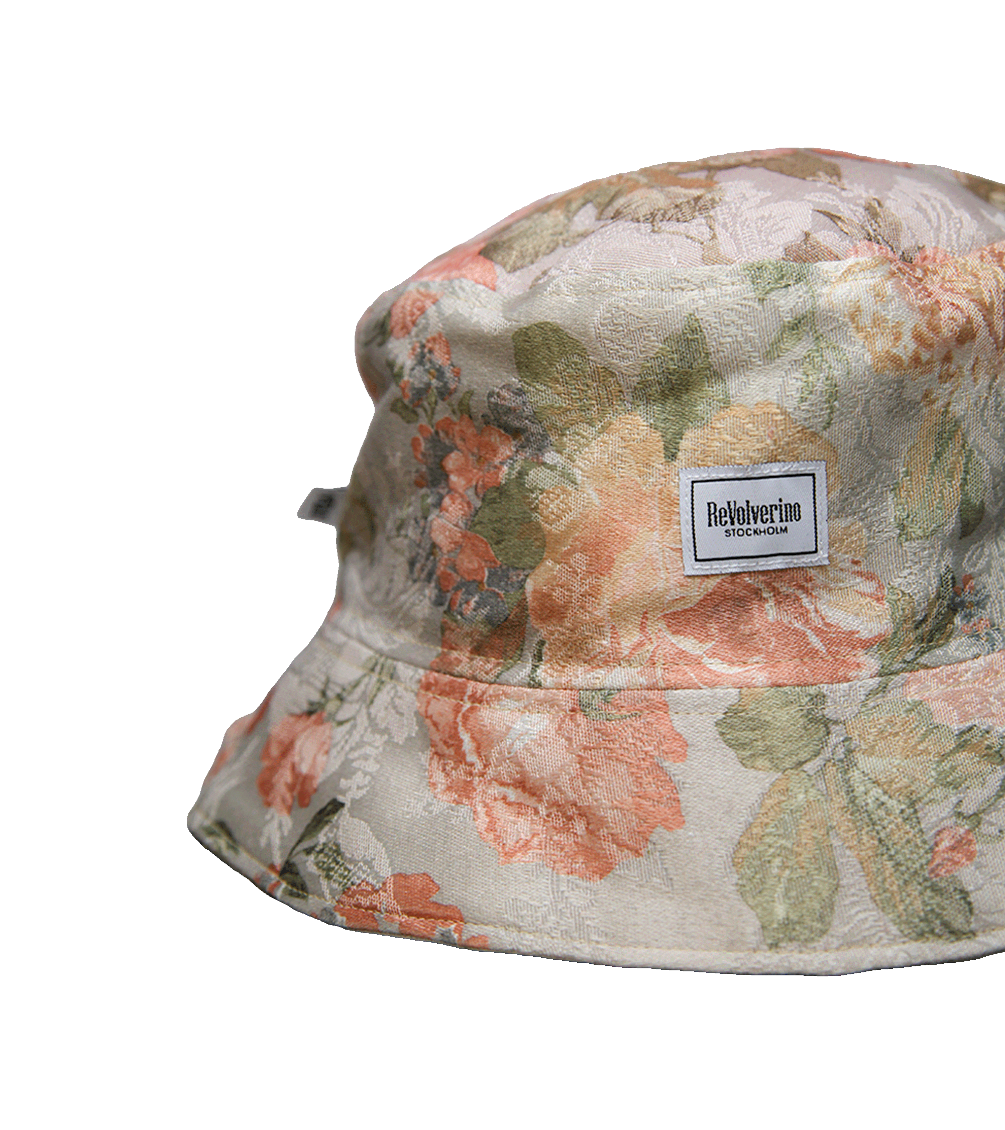 Bucket hat różany wzór – upcycling