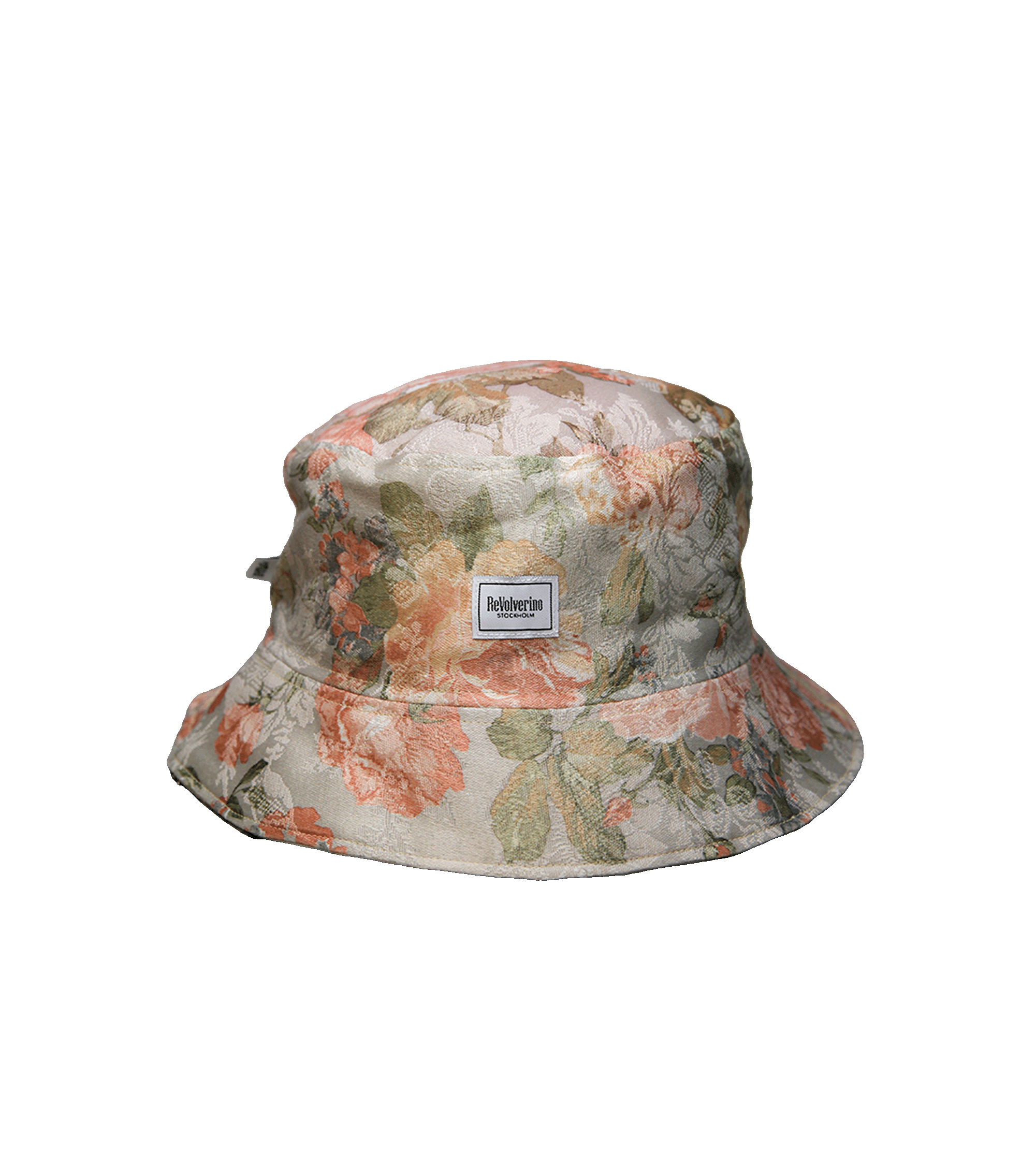 Bucket hat różany wzór – upcycling