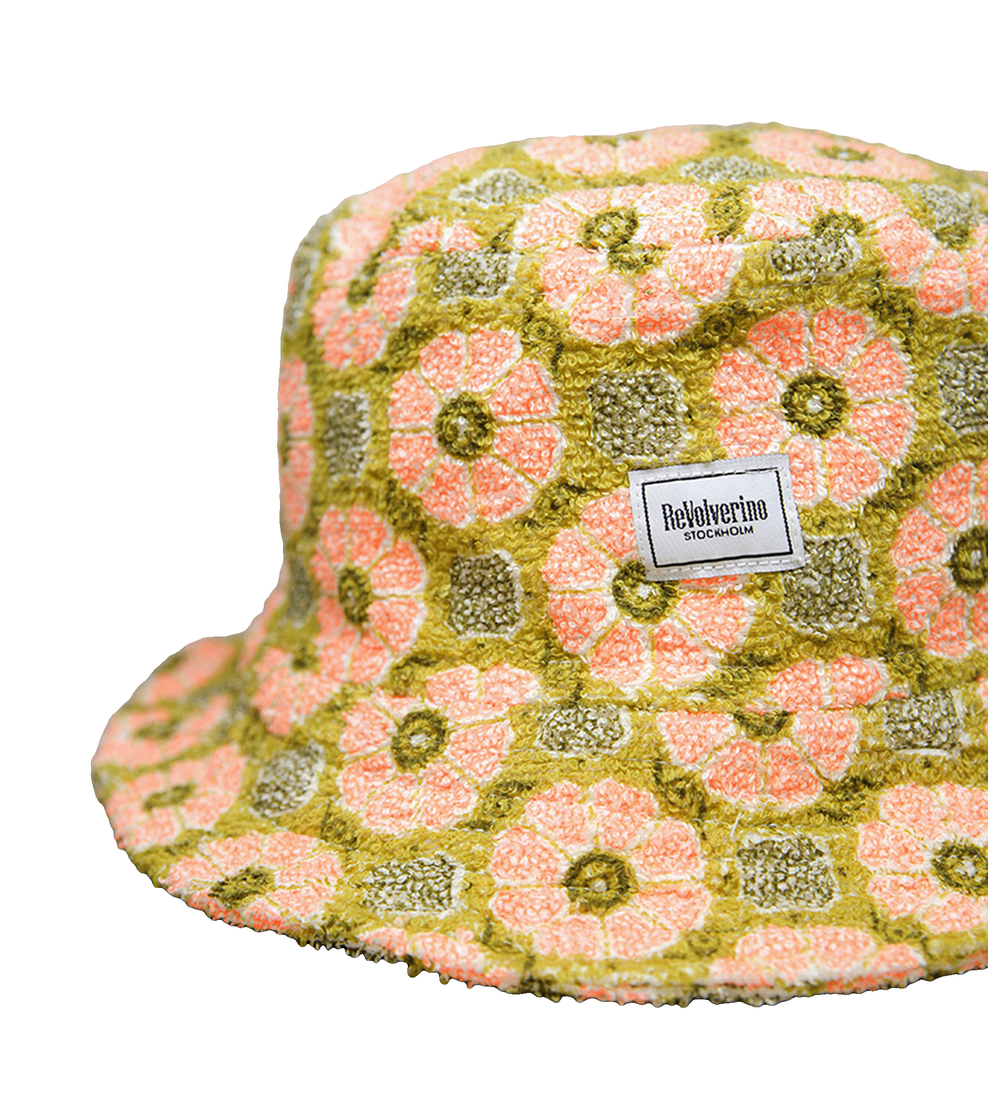 Bucket hat frotte w retro wzory – upcycling