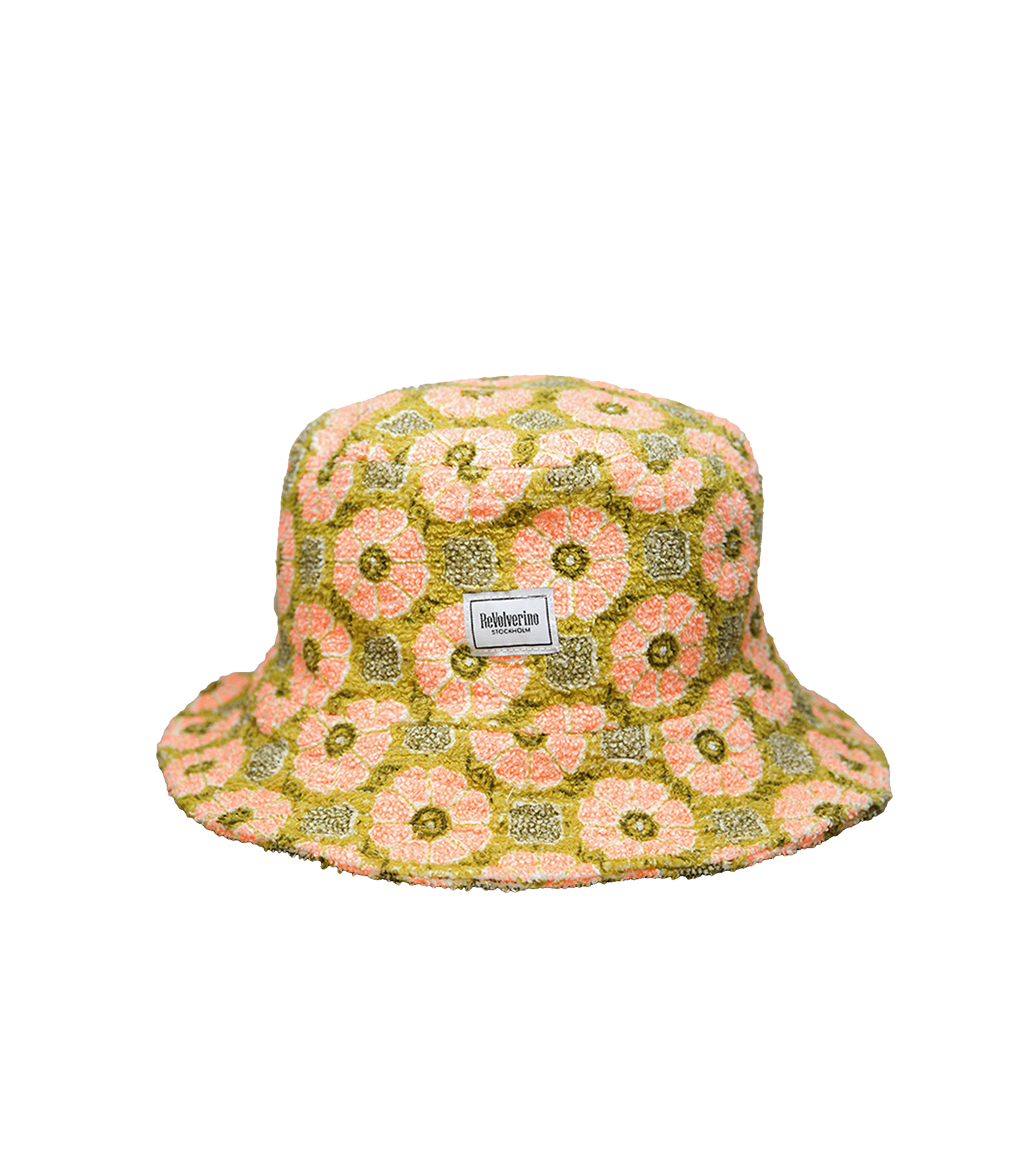 Bucket hat frotte w retro wzory – upcycling