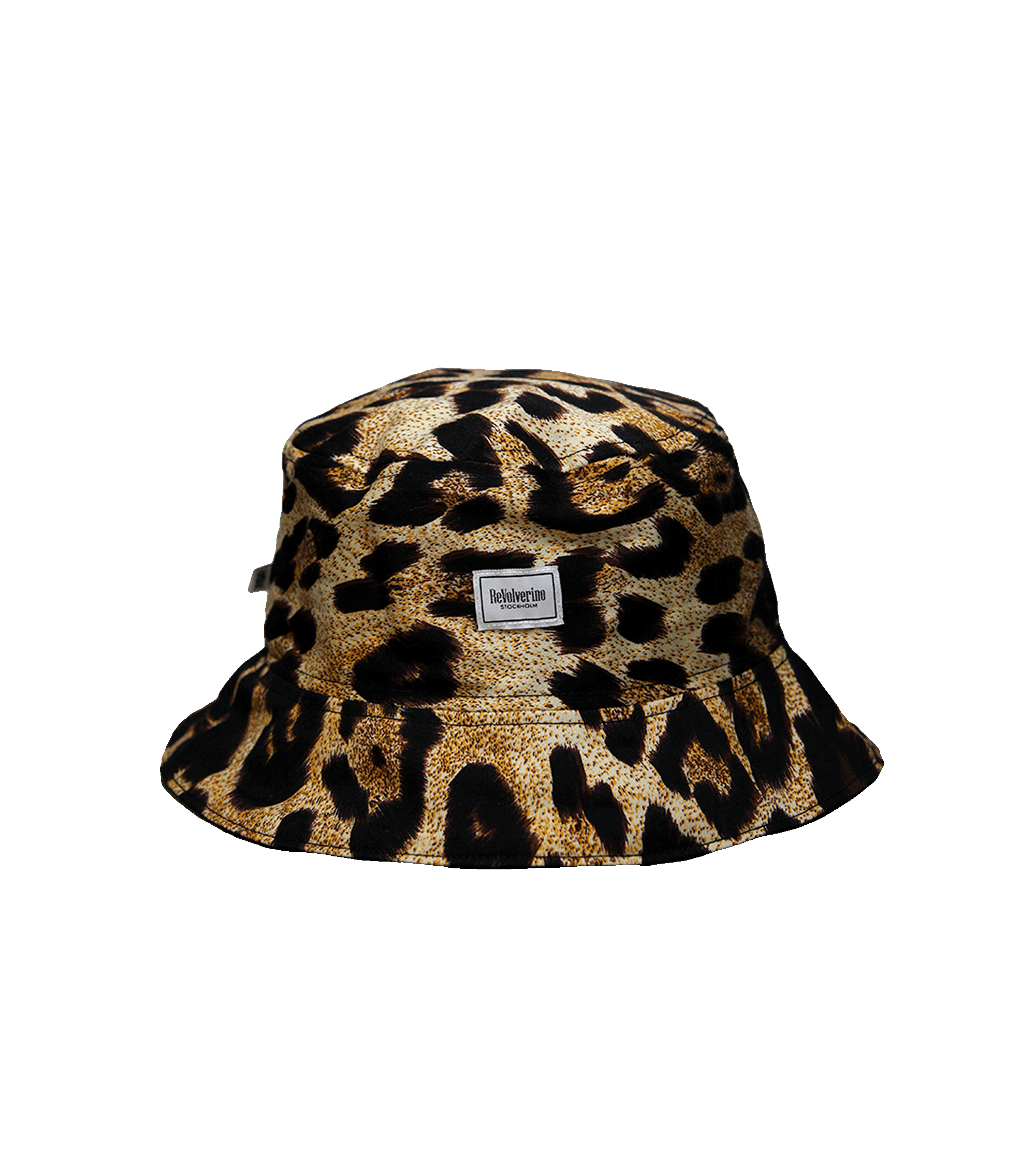 Bucket hat we wzór leoparda – upcycling