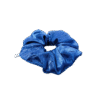 Scrunchie granatowa satynowa, upcycling