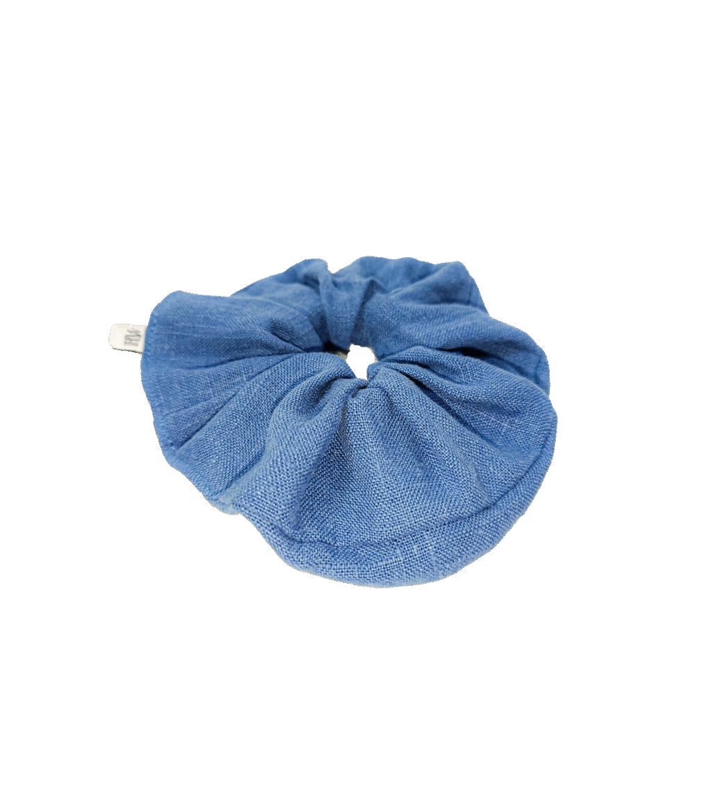 Scrunchie naturalna, upcycling