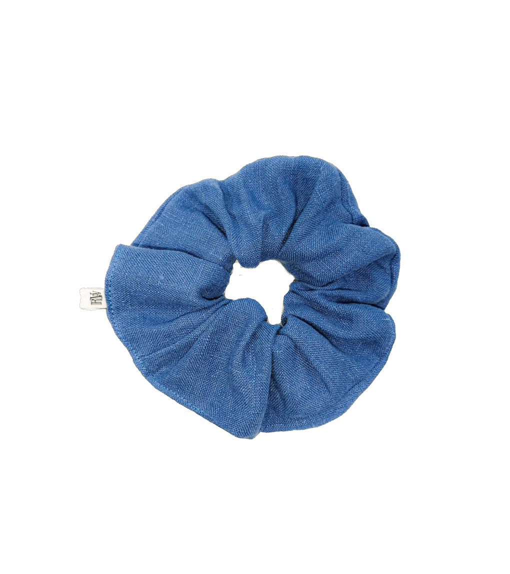 Scrunchie naturalna, upcycling