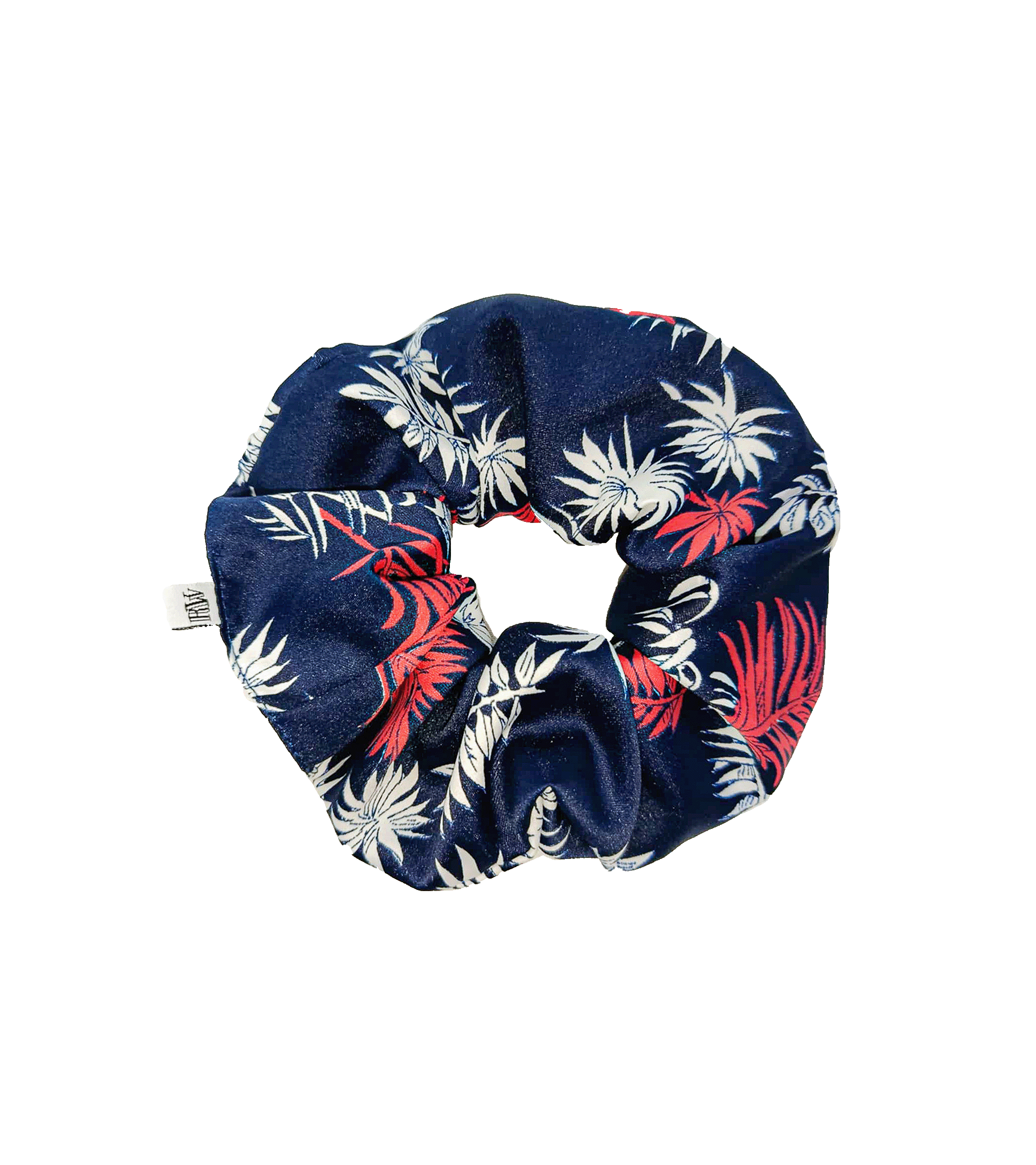 Scrunchie w orientalny wzór, upcycling