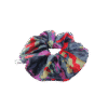 Scrunchie aksamitna we wzory, upcycling