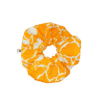 Scrunchie frotte w ciepłożółty wzór, upcycling