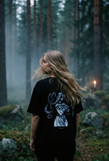 Koszulki - folk art z recyklingu