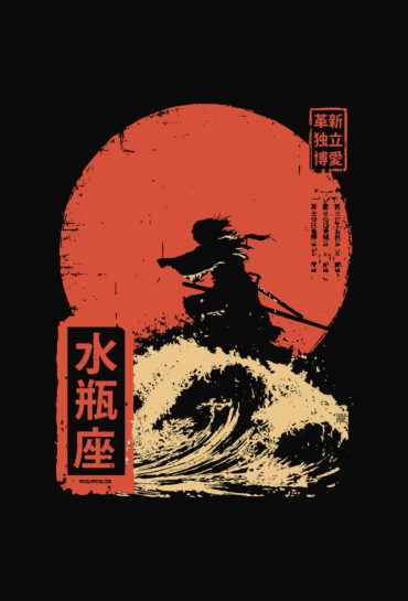 Aquarius zodiak japanese style