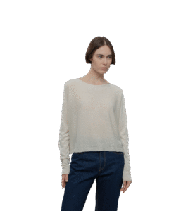 Sweterek z jedwabiu z recyklingu