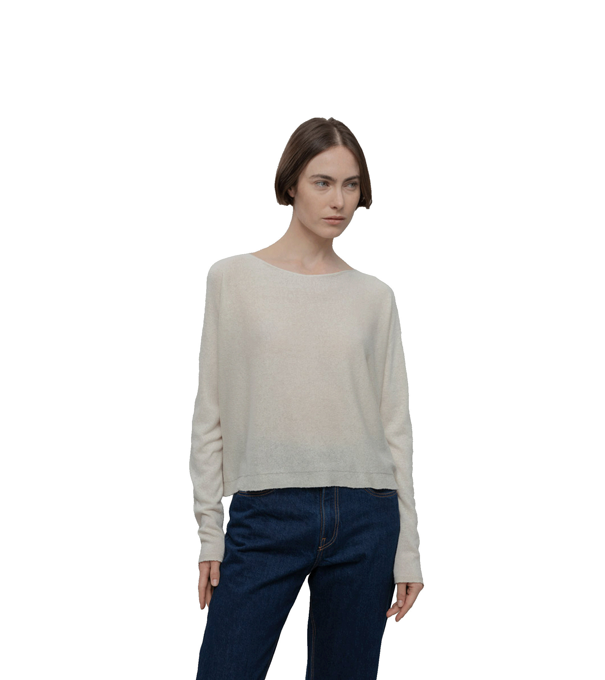 Sweterek z jedwabiu z recyklingu