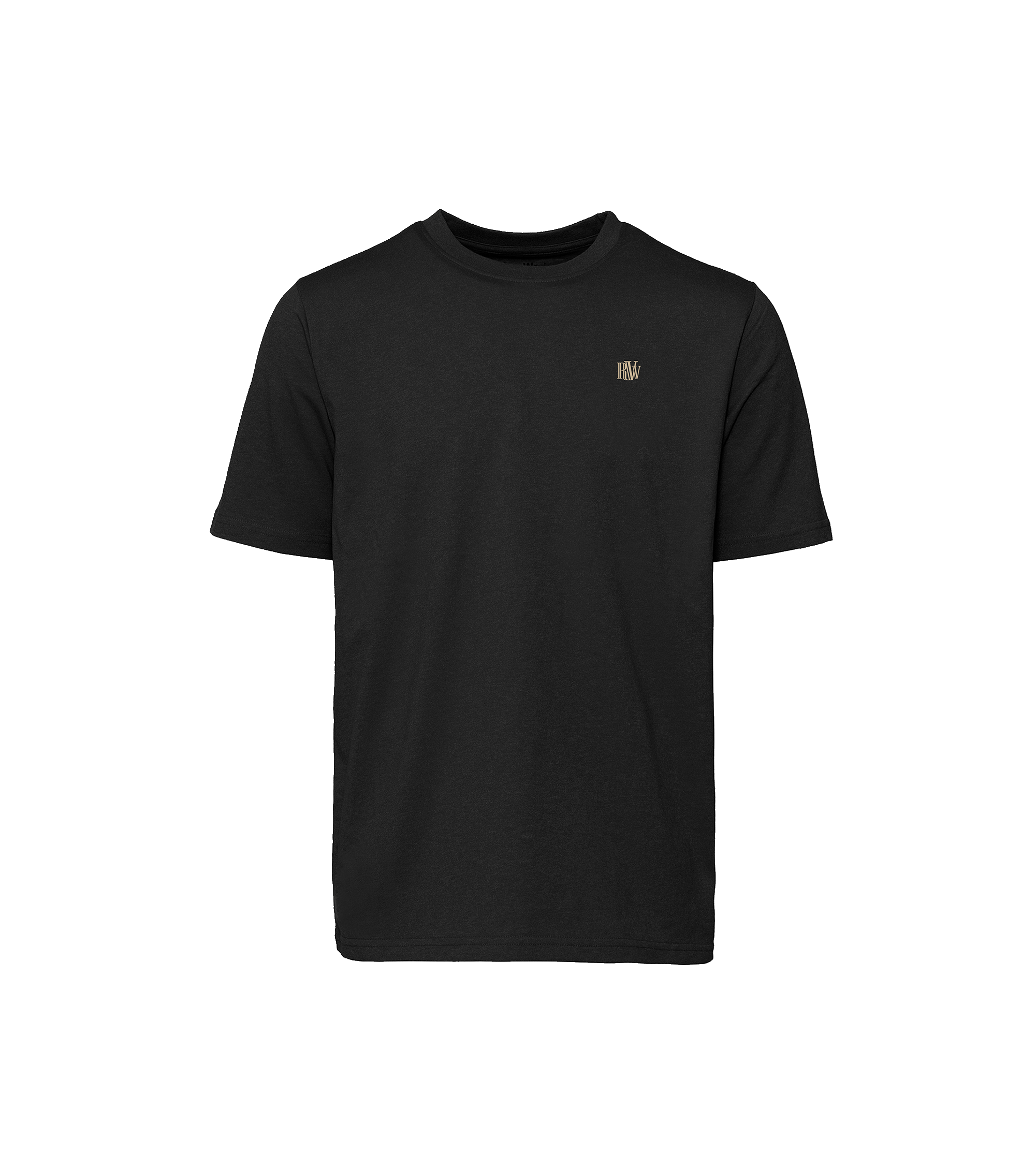 T-shirt luźny z recyklingu, czarny – Zodiak Strzelec – Japoński Kanji