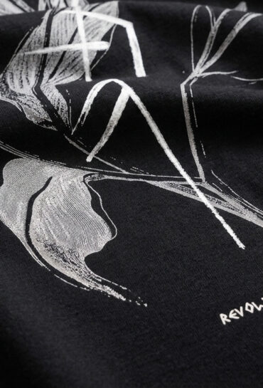 Recycled t-shirt with nordic runes