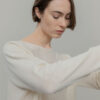 Sweterek z jedwabiu z recyklingu